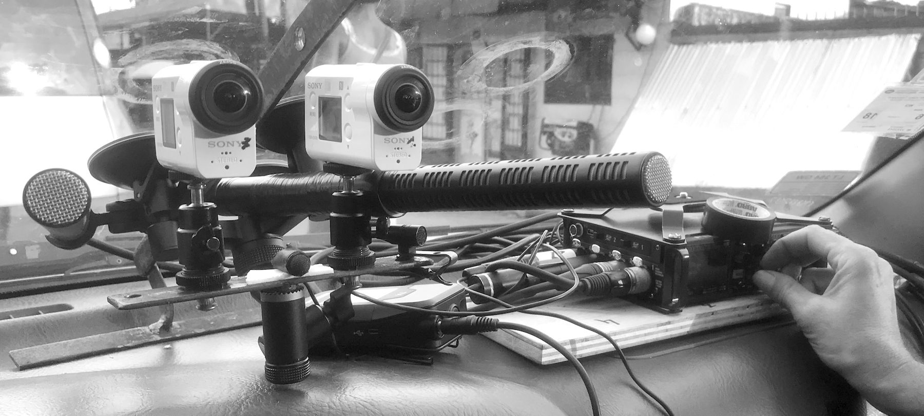 Console du studio son